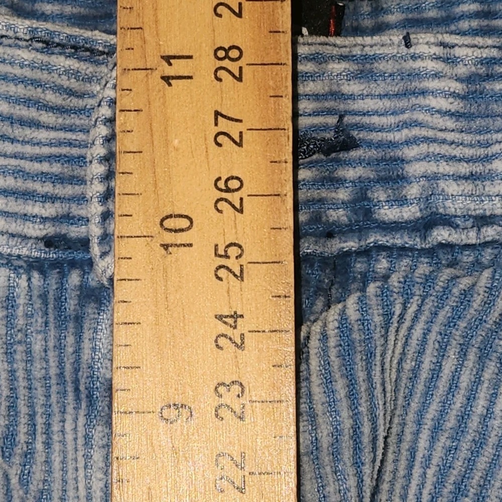 BDG Light Blue Striped Cargo Shorts - Picture 7 of 8